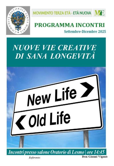 PROGRAMMA MESI DI OTTOCOMUNITA’ PASTORALE SANTA MARIA LESMO