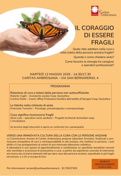 IL CORAGGIO DI ESSERE FRAGILI – CONVEGNO CARITAS