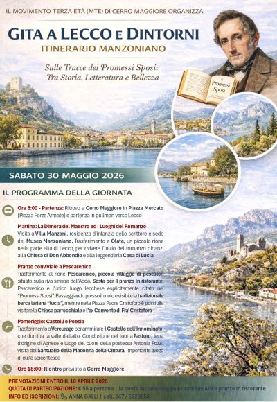 MOVIMENTI TERZA ETA’ DI CERRO MAGGIORE – SULLE TRACCE DEI PROMESSI SPOSI